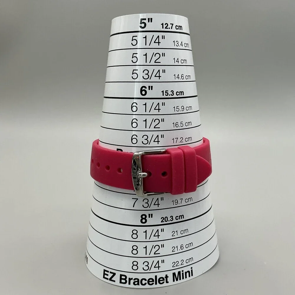 Fruitz by Philip Stein Womens Watch 38mm Pink Dial Silicone Band New Battery